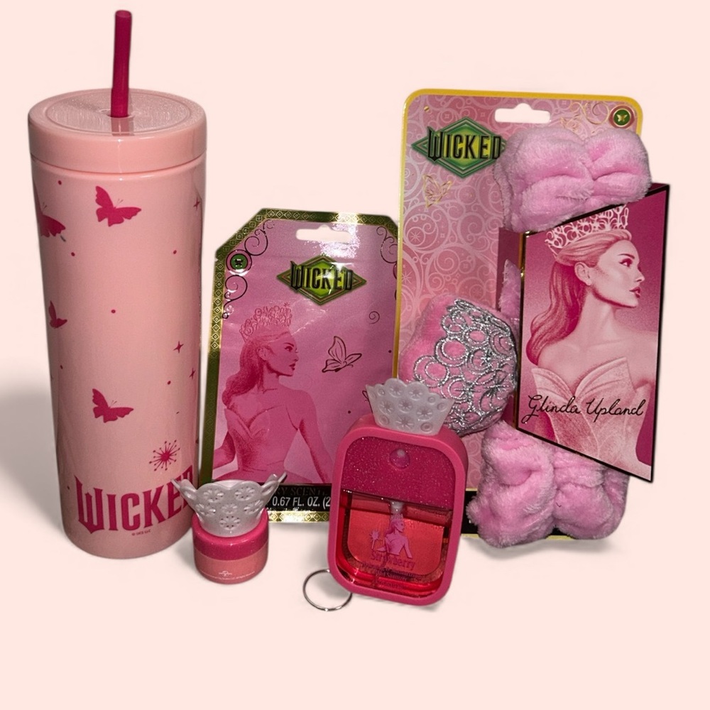 New Wicked Pink Spa set with Tumbler
